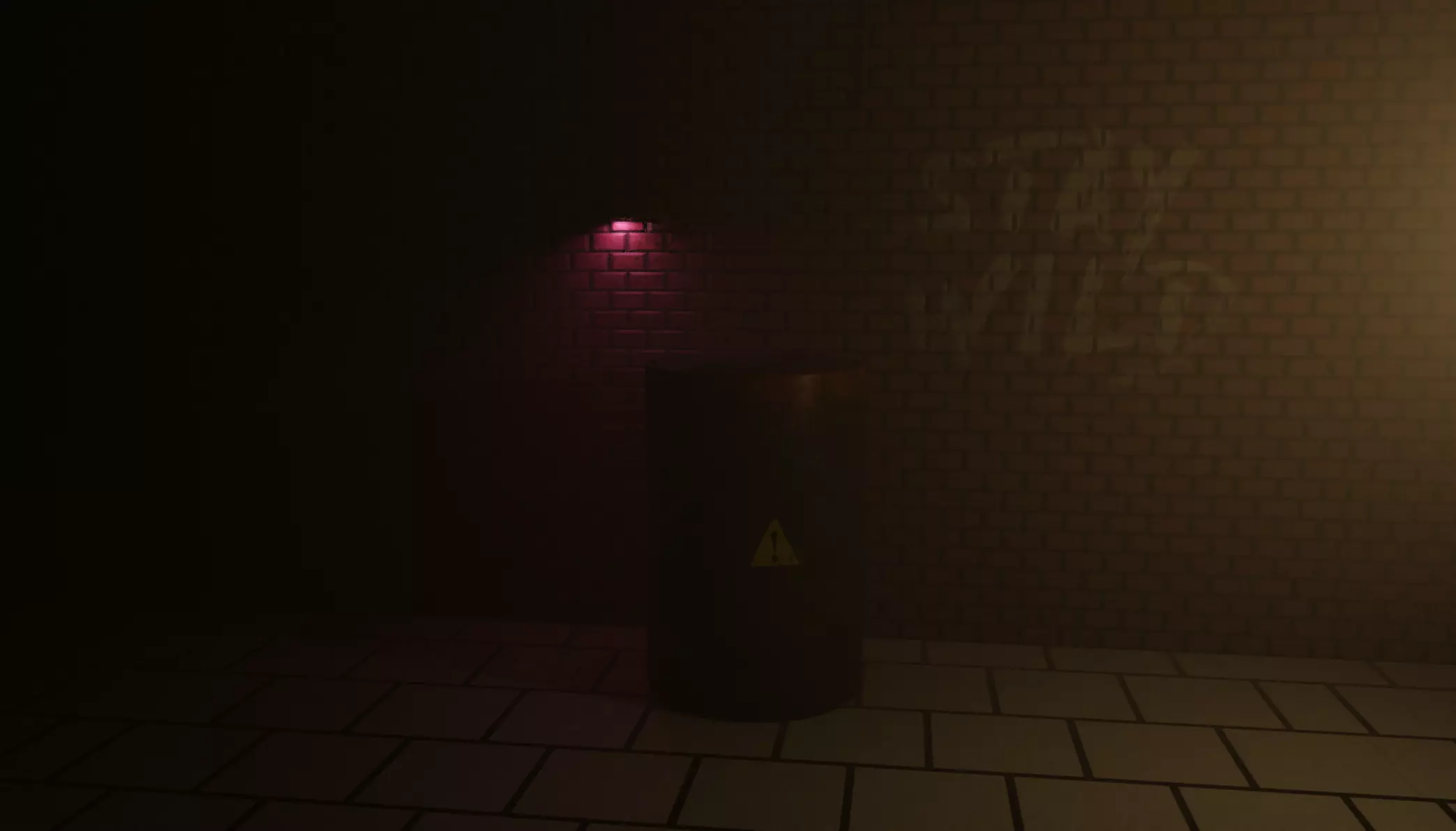 rusted drum with nice grafitti Low-poly 3D model_0