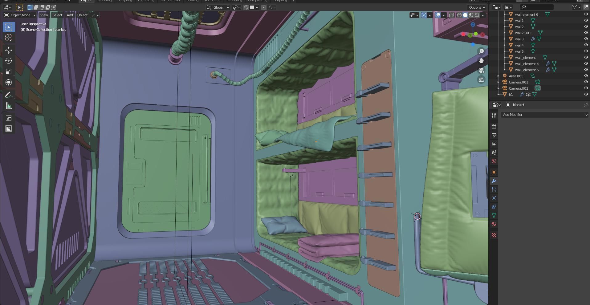sci fi rooms and textures 3D model | CGTrader