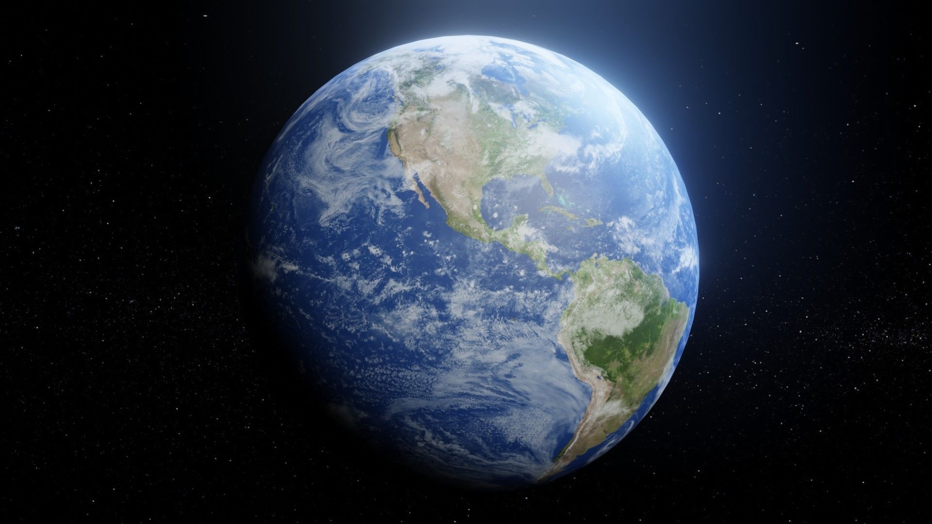 Photorealistic Solar System 8k Textures 3D Model Low-poly 3D model_12