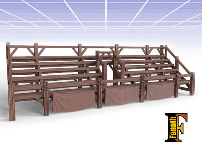 Bleacher - Fanath 3D print model