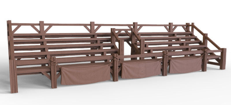 Bleacher - Fanath 3D print model_4
