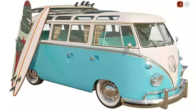 Volkswagen T1  3D model