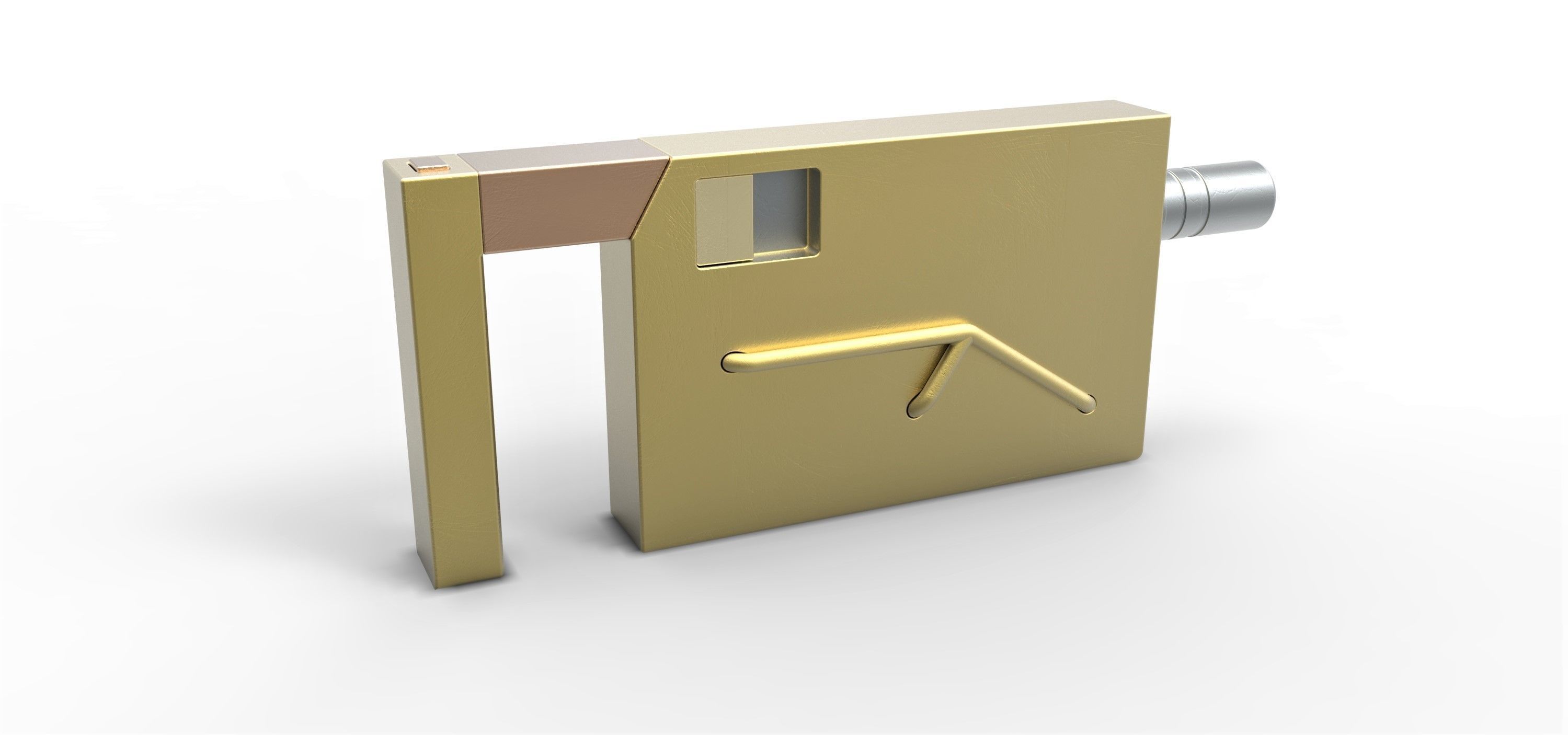 Atreides Gun from the movie Dune 1984 3D model_7