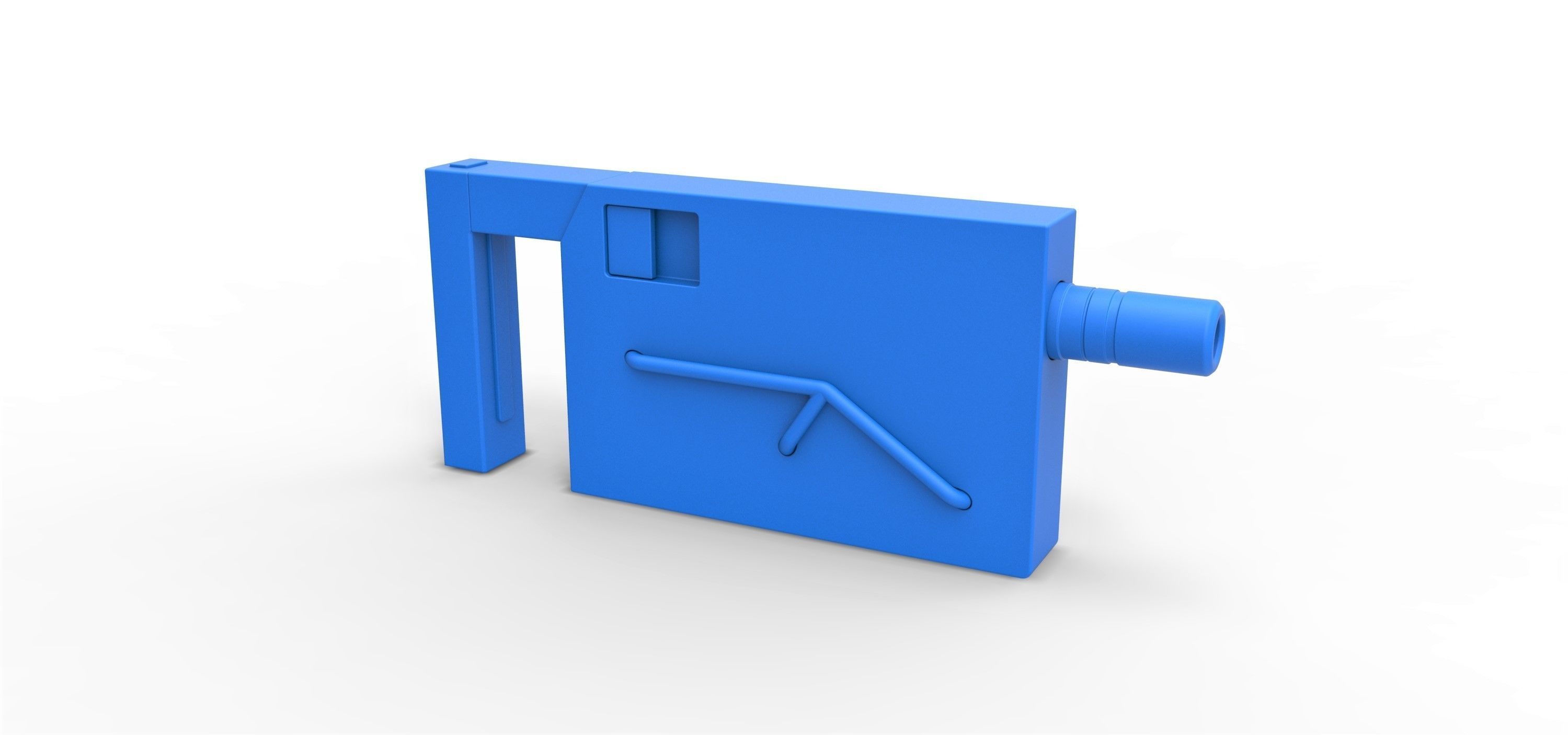 Atreides Gun from the movie Dune 1984 3D model_10