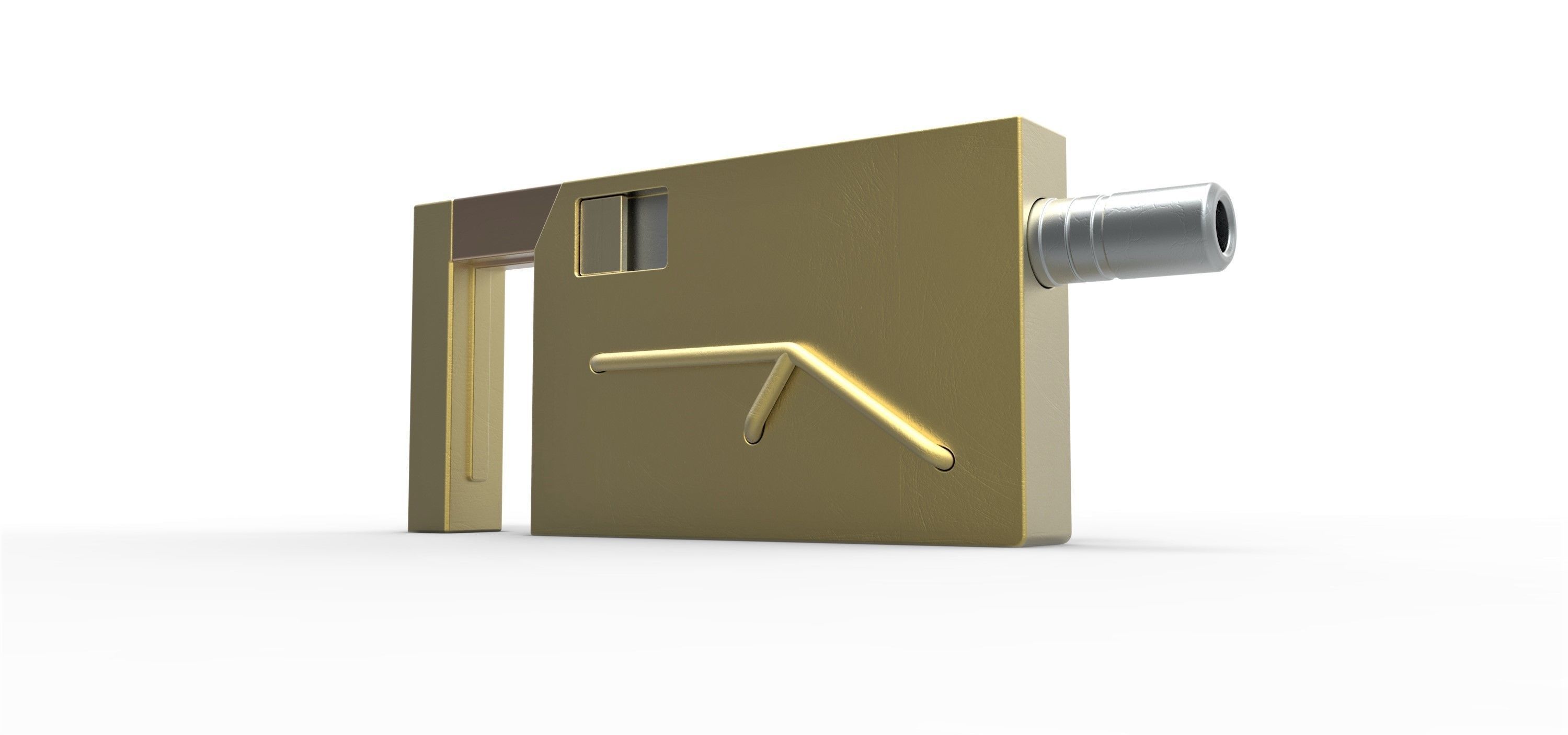 Atreides Gun from the movie Dune 1984 3D model_1