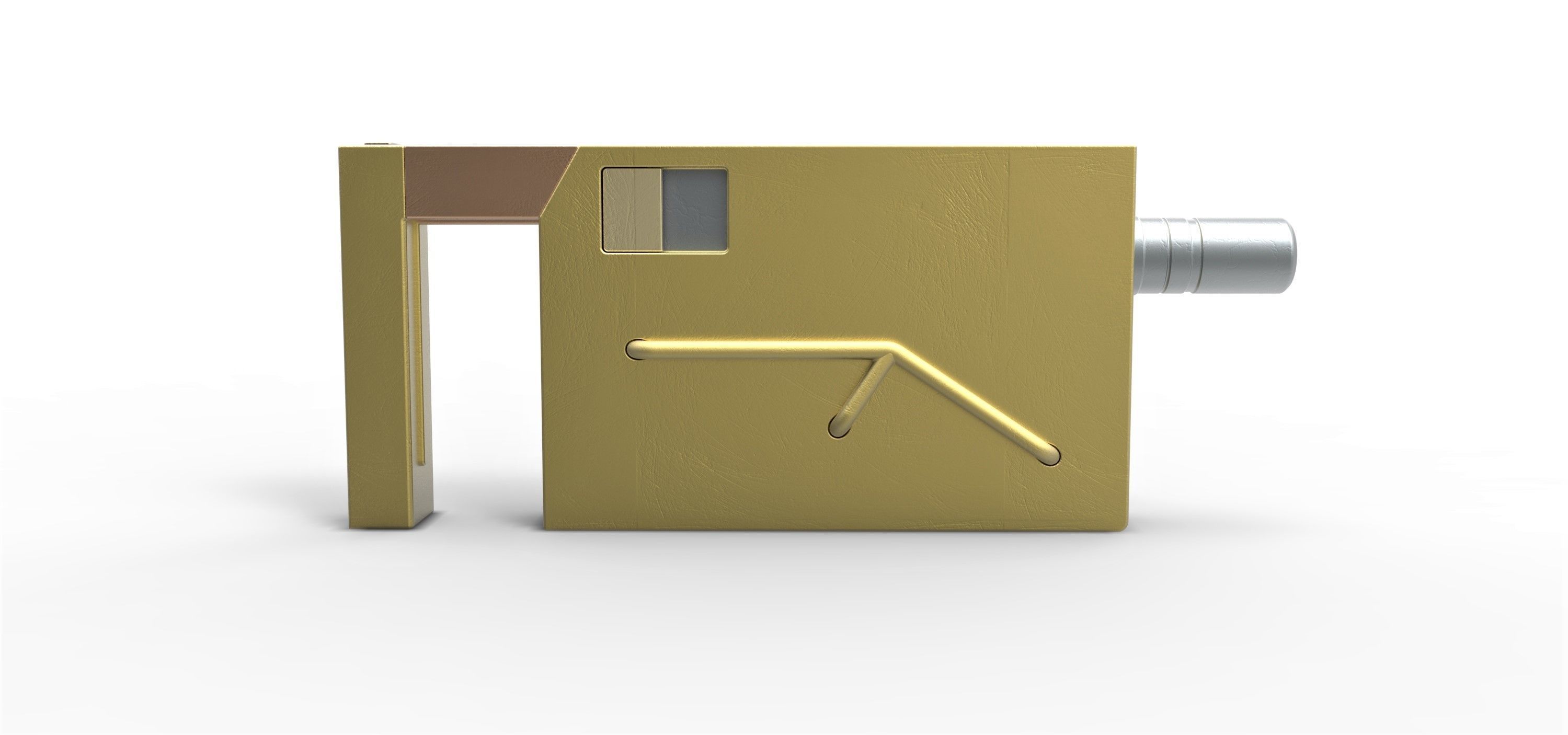 Atreides Gun from the movie Dune 1984 3D model_4