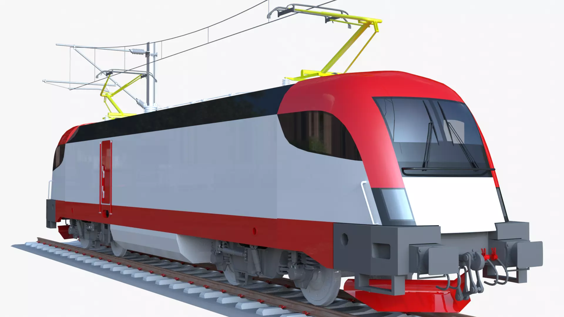 Siemens Taurus locomotive 3D model