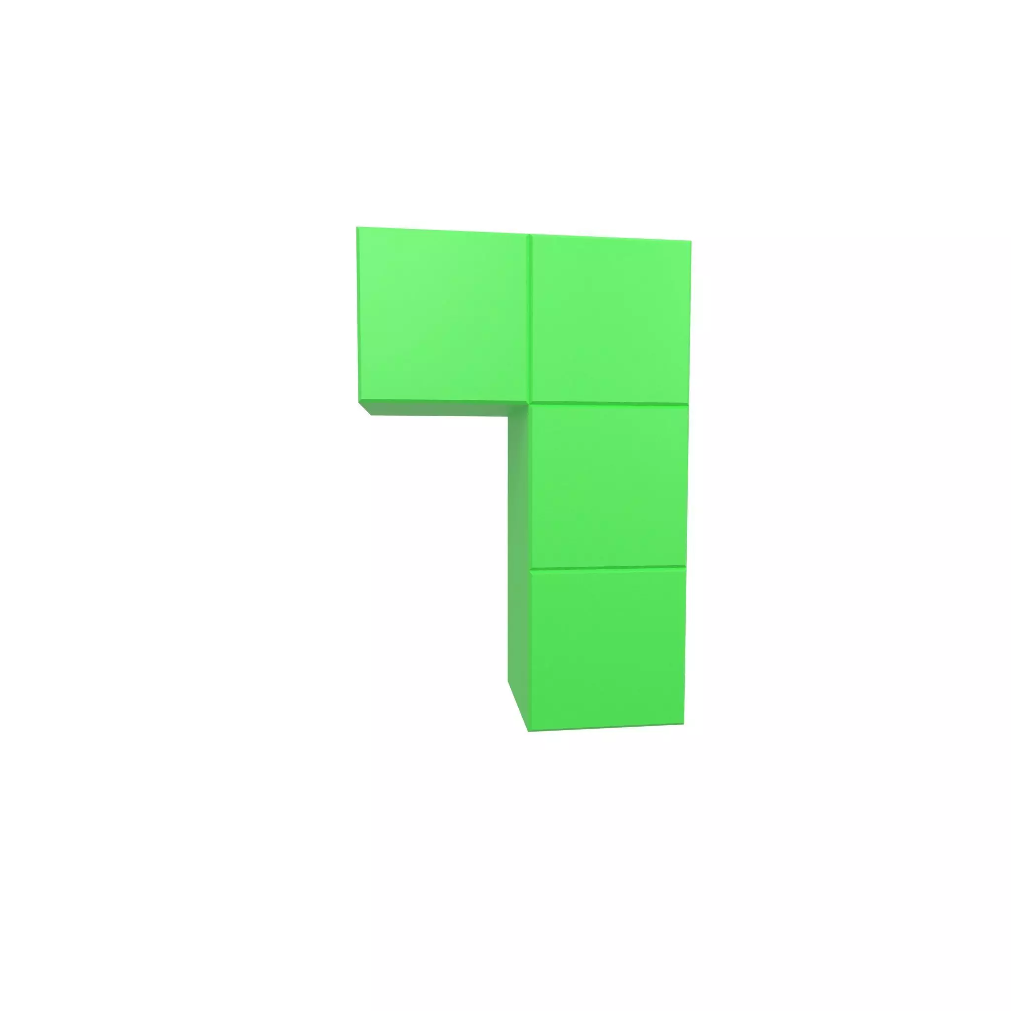 Tetris Block v3 2 004 Low-poly 3D model_0