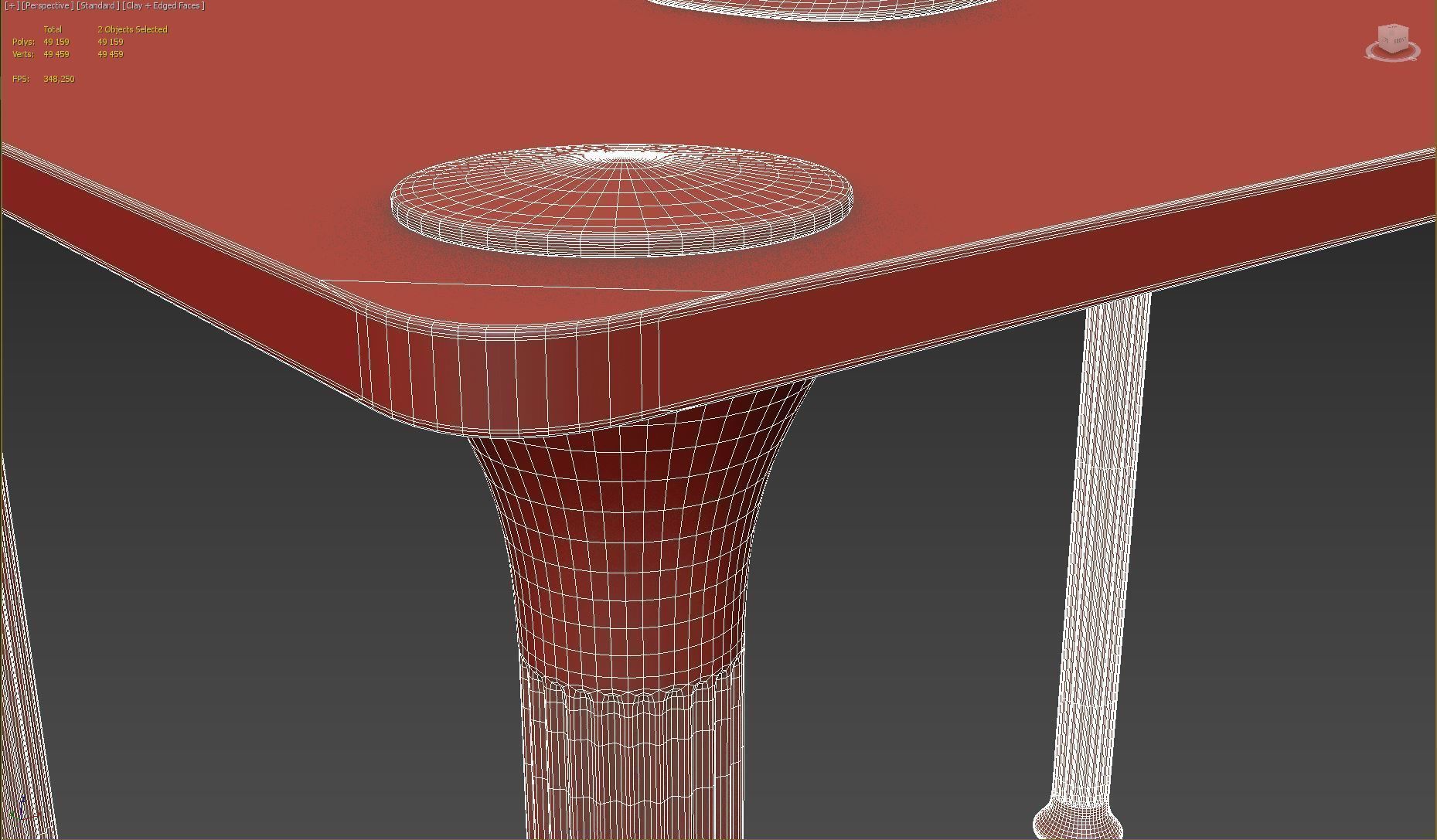 Table 160 with lamp 3D model_18