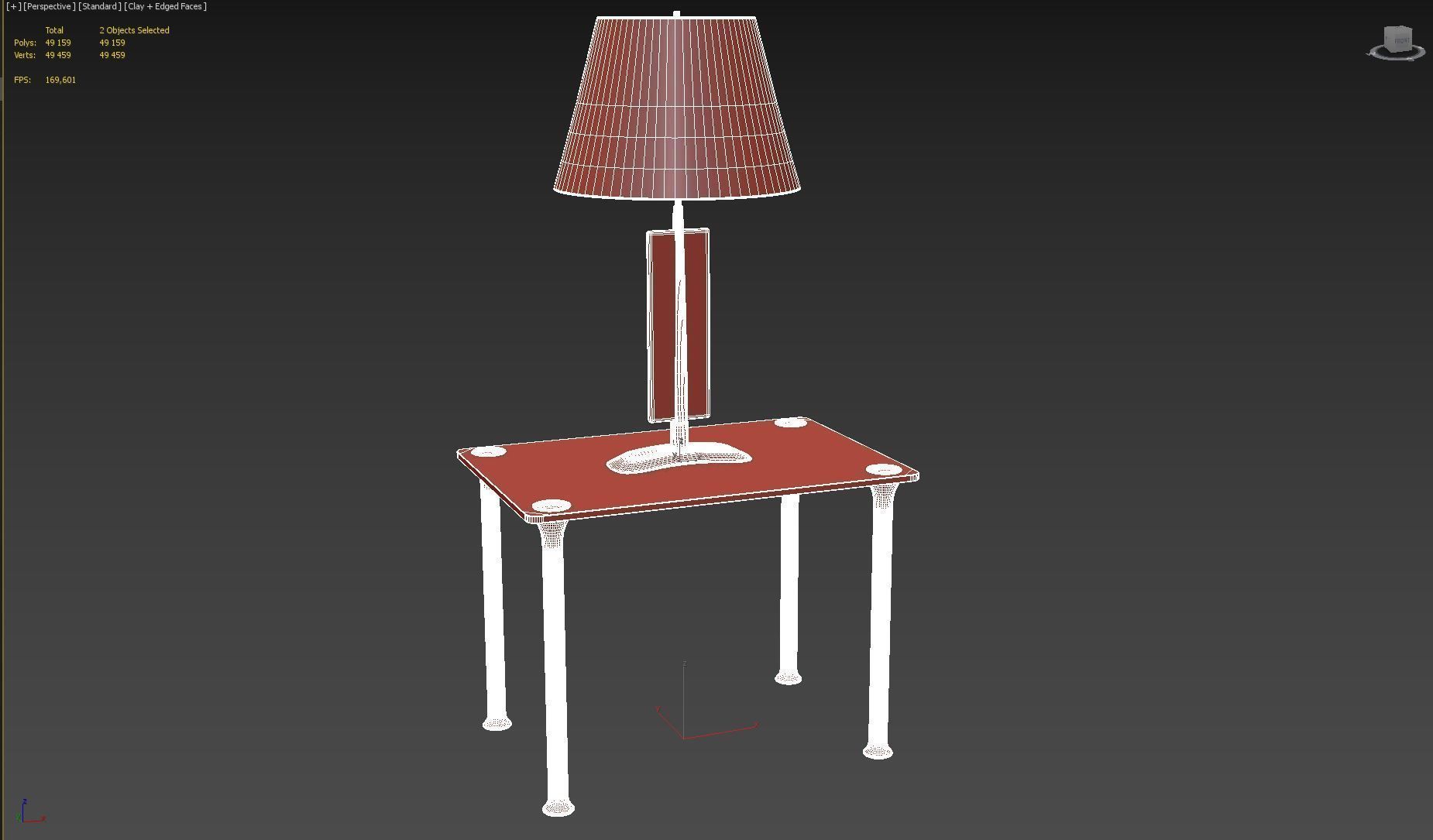 Table 160 with lamp 3D model_16