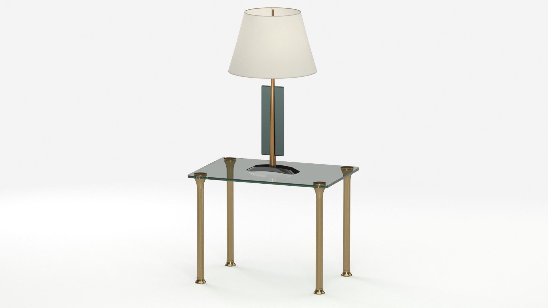 Table 160 with lamp 3D model_13