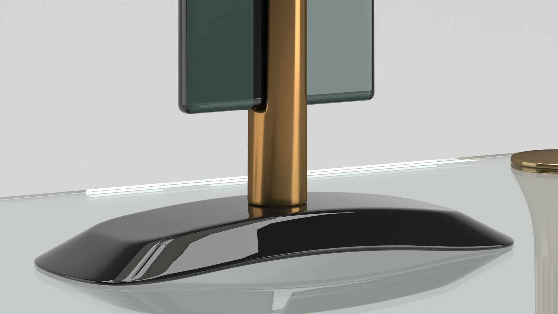 Table 160 with lamp 3D model_2