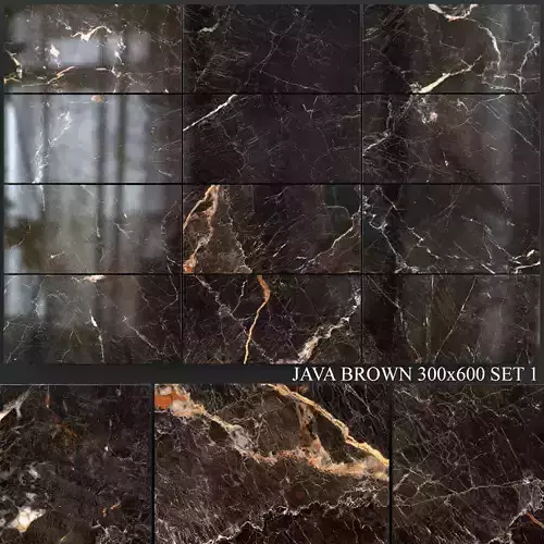 Yurtbay Seramik Java Brown 300x600 Set 1