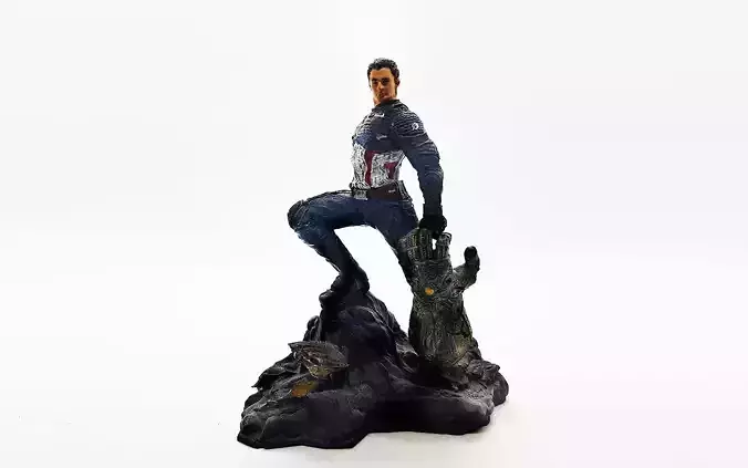 CAPTAIN AMERICA AVENGERS ENDGAME GAUNTLET STATUE MARVEL MCU