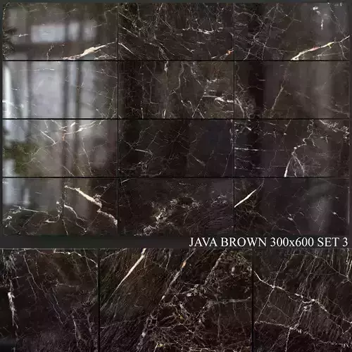 Yurtbay Seramik Java Brown 300x600 Set 3