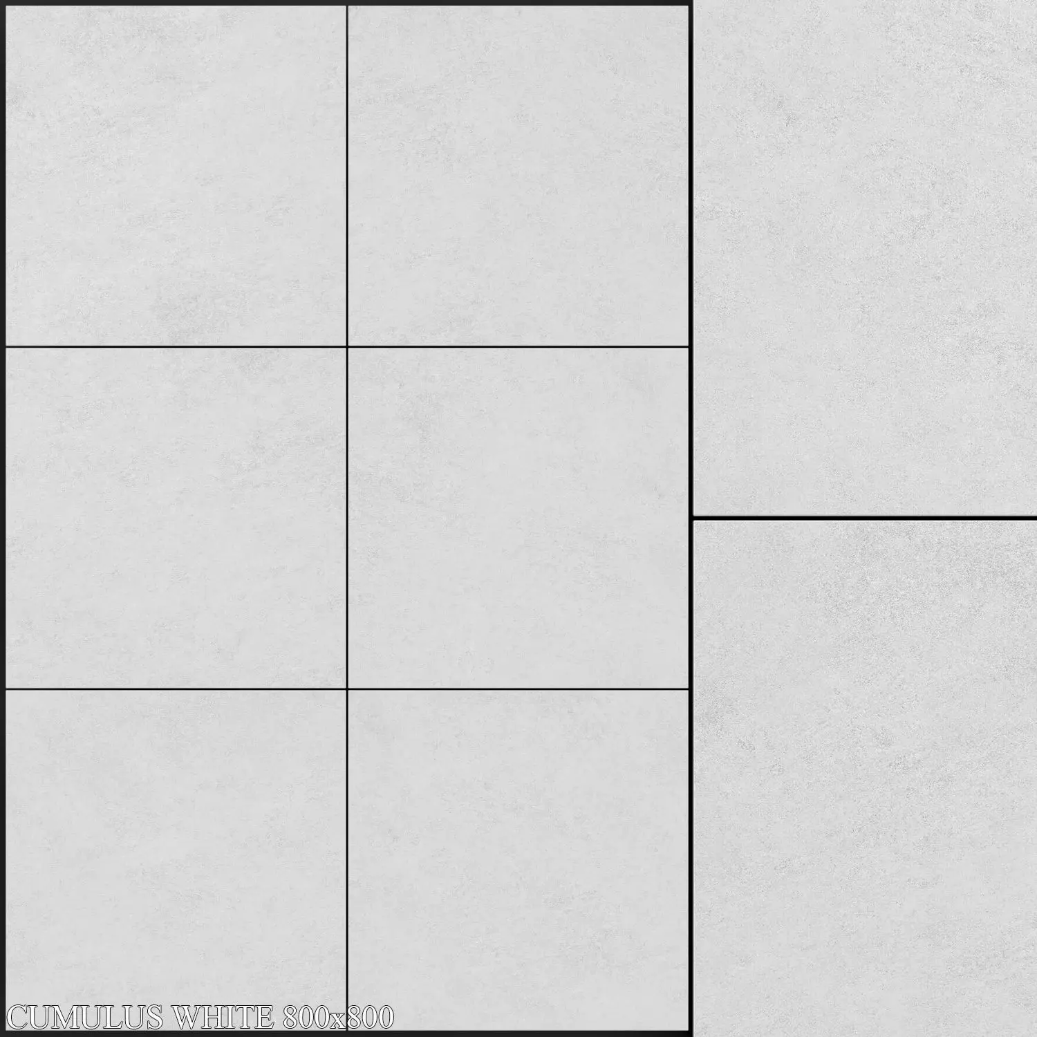 Yurtbay Seramik Cumulus White 800x800 3D model_0