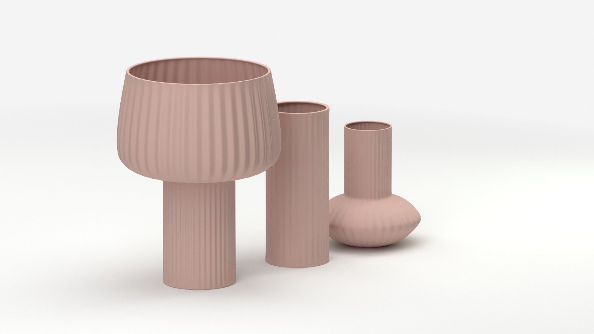 Vase 37 Set 3D model_5
