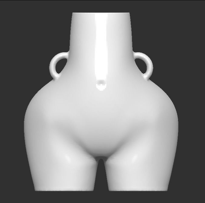 Woman pot 1 - STL FOR 3D PRINTING 3D print model_1