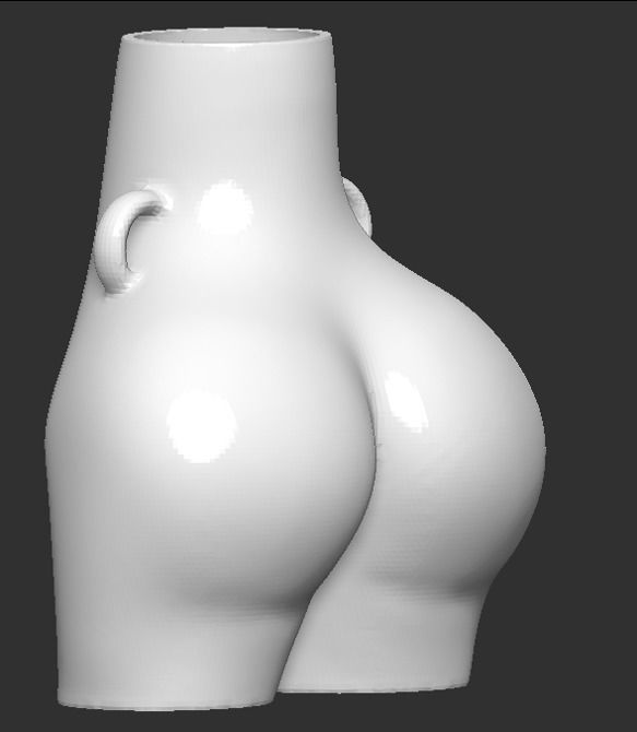 Woman pot 1 - STL FOR 3D PRINTING 3D print model_5