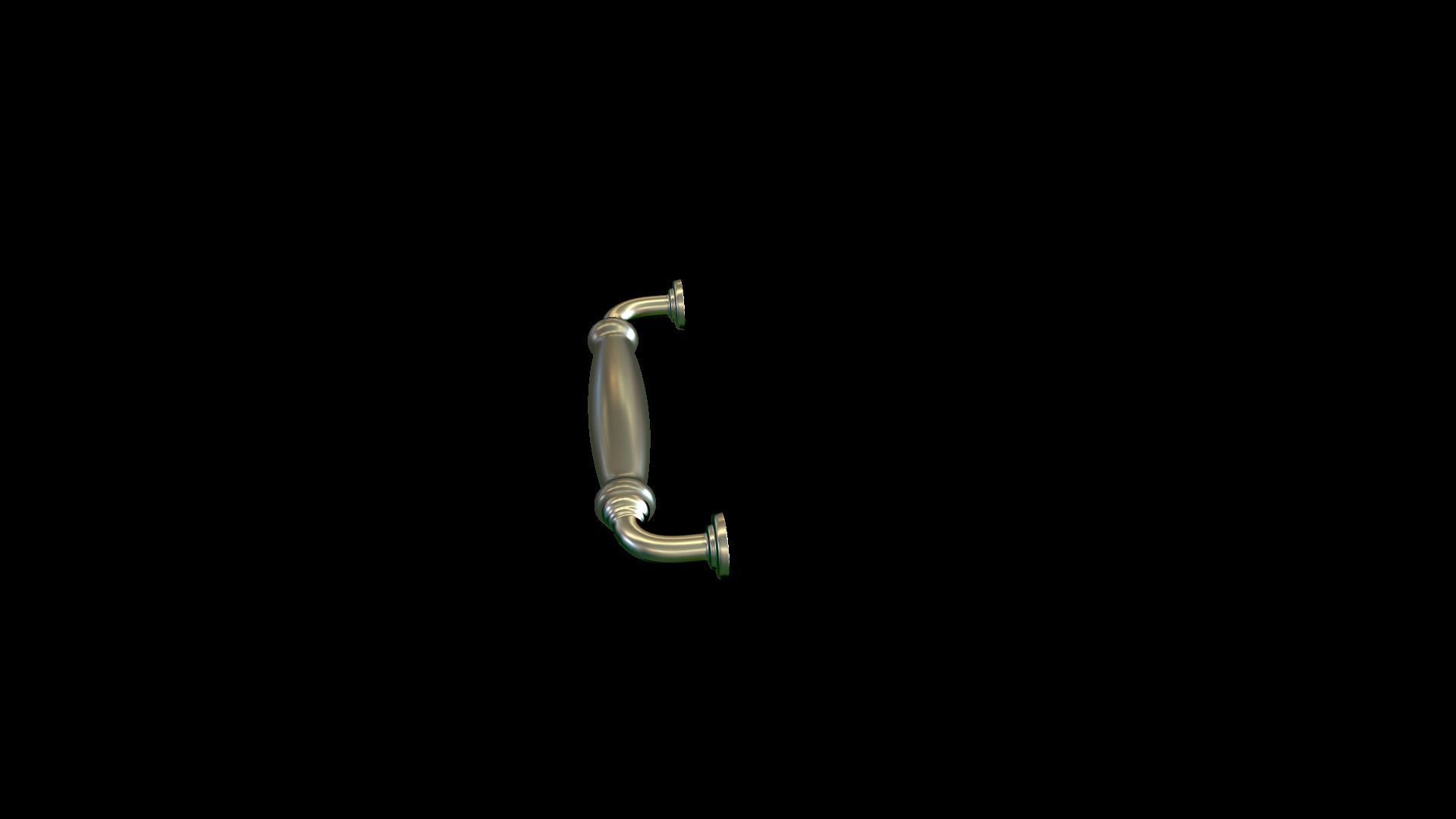 Handle 1 brass 3D model_23