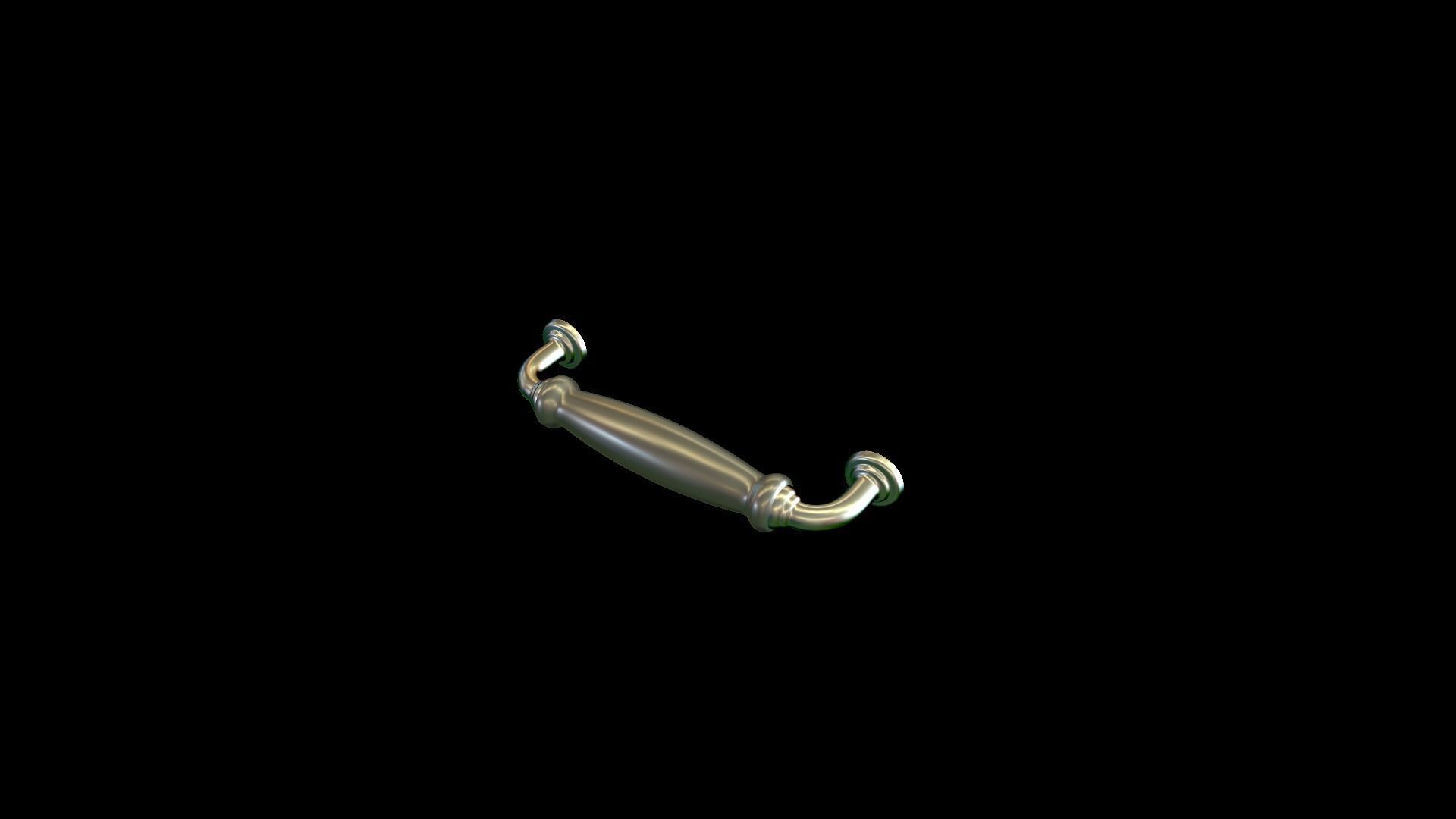 Handle 1 brass 3D model_27