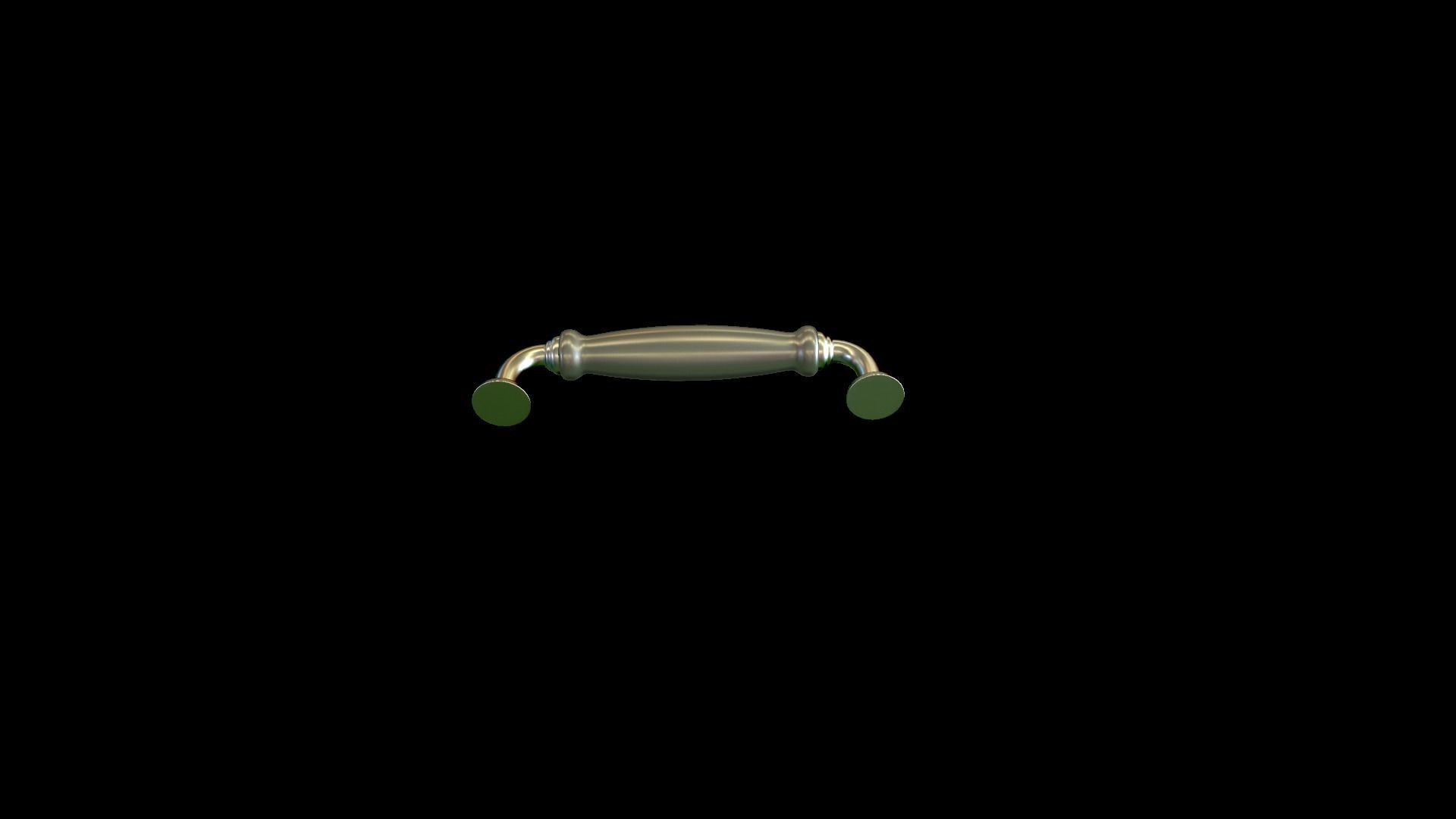 Handle 1 brass 3D model_15