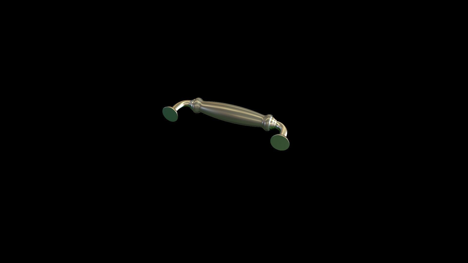 Handle 1 brass 3D model_13