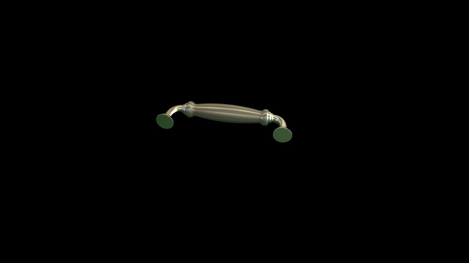 Handle 1 brass 3D model_14