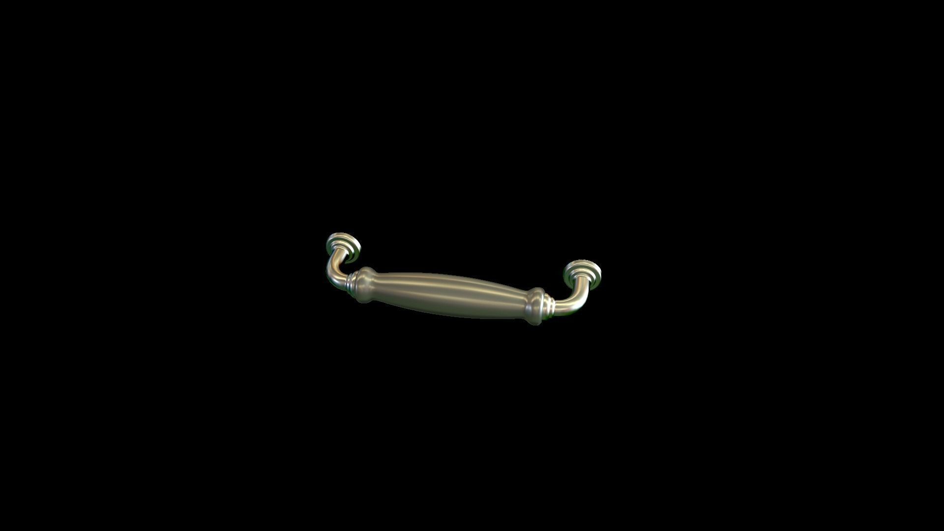 Handle 1 brass 3D model_29