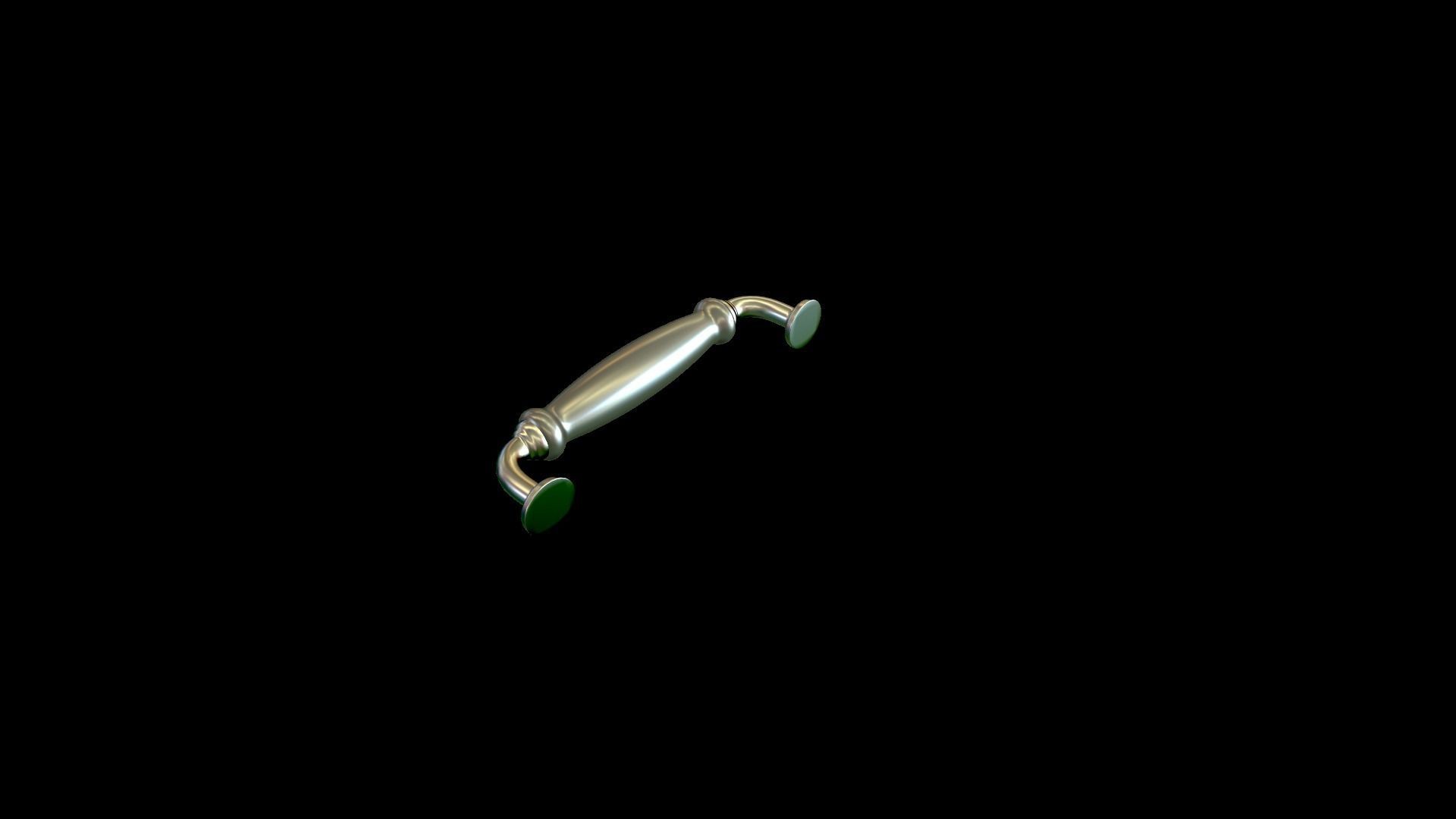 Handle 1 brass 3D model_19