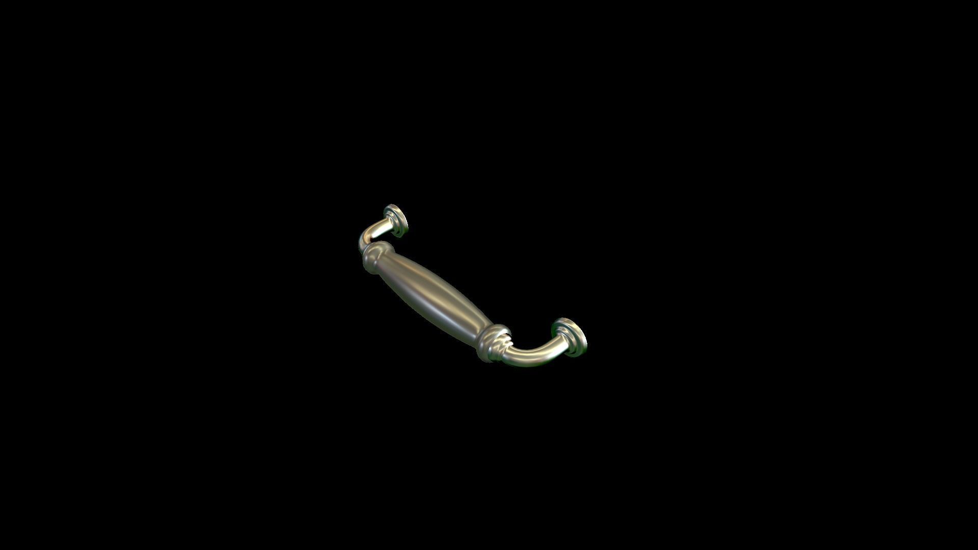 Handle 1 brass 3D model_26