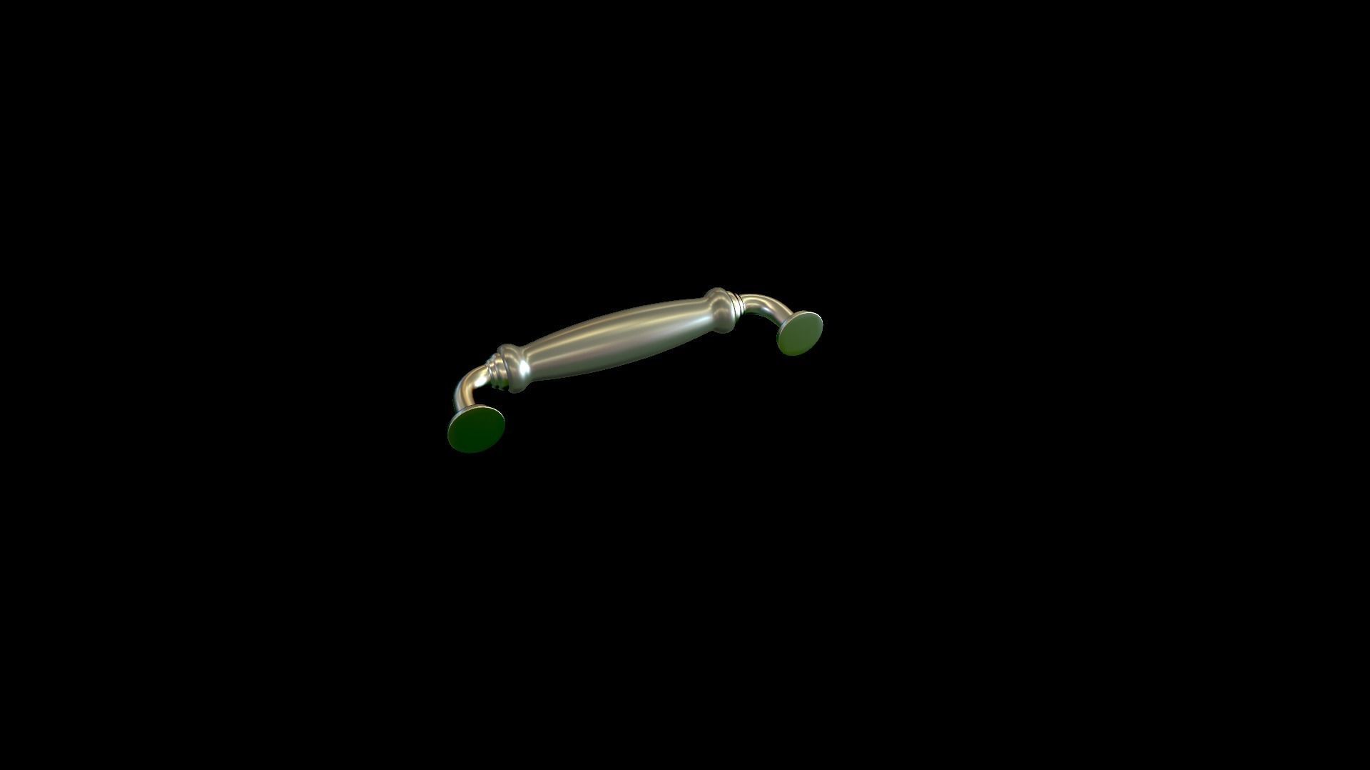 Handle 1 brass 3D model_17