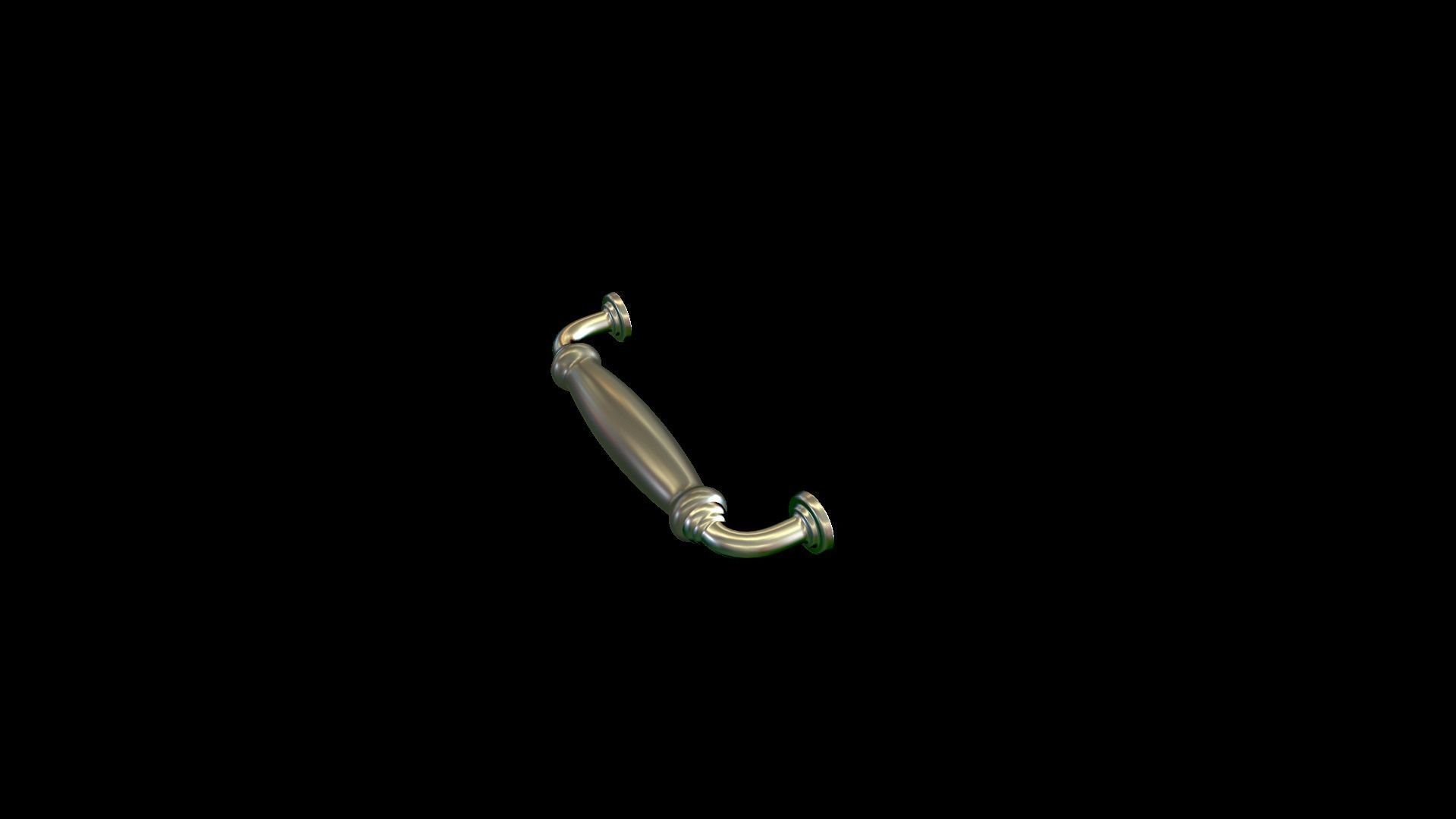 Handle 1 brass 3D model_25