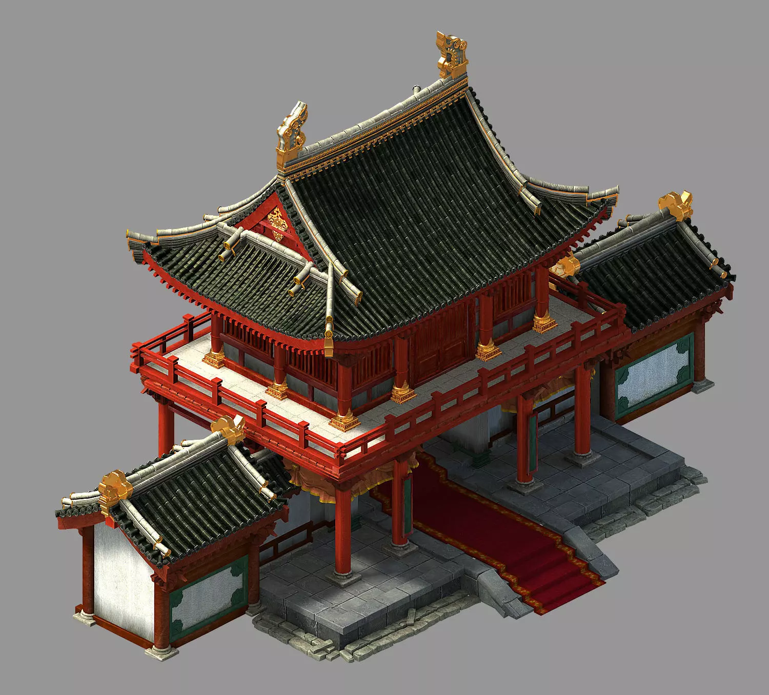 Restaurant-Brothel-Peony Square 03 3D model_0