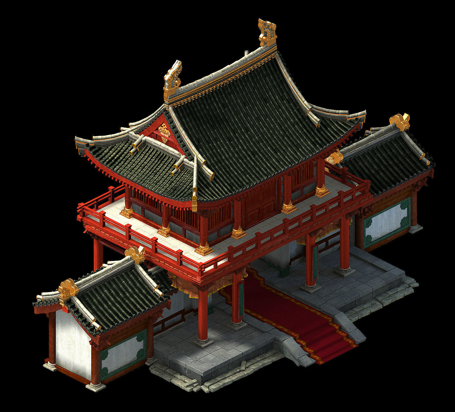 Restaurant-Brothel-Peony Square 03 3D model_3