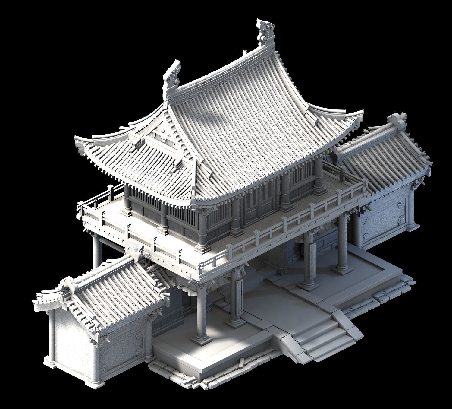 Restaurant-Brothel-Peony Square 03 3D model_1