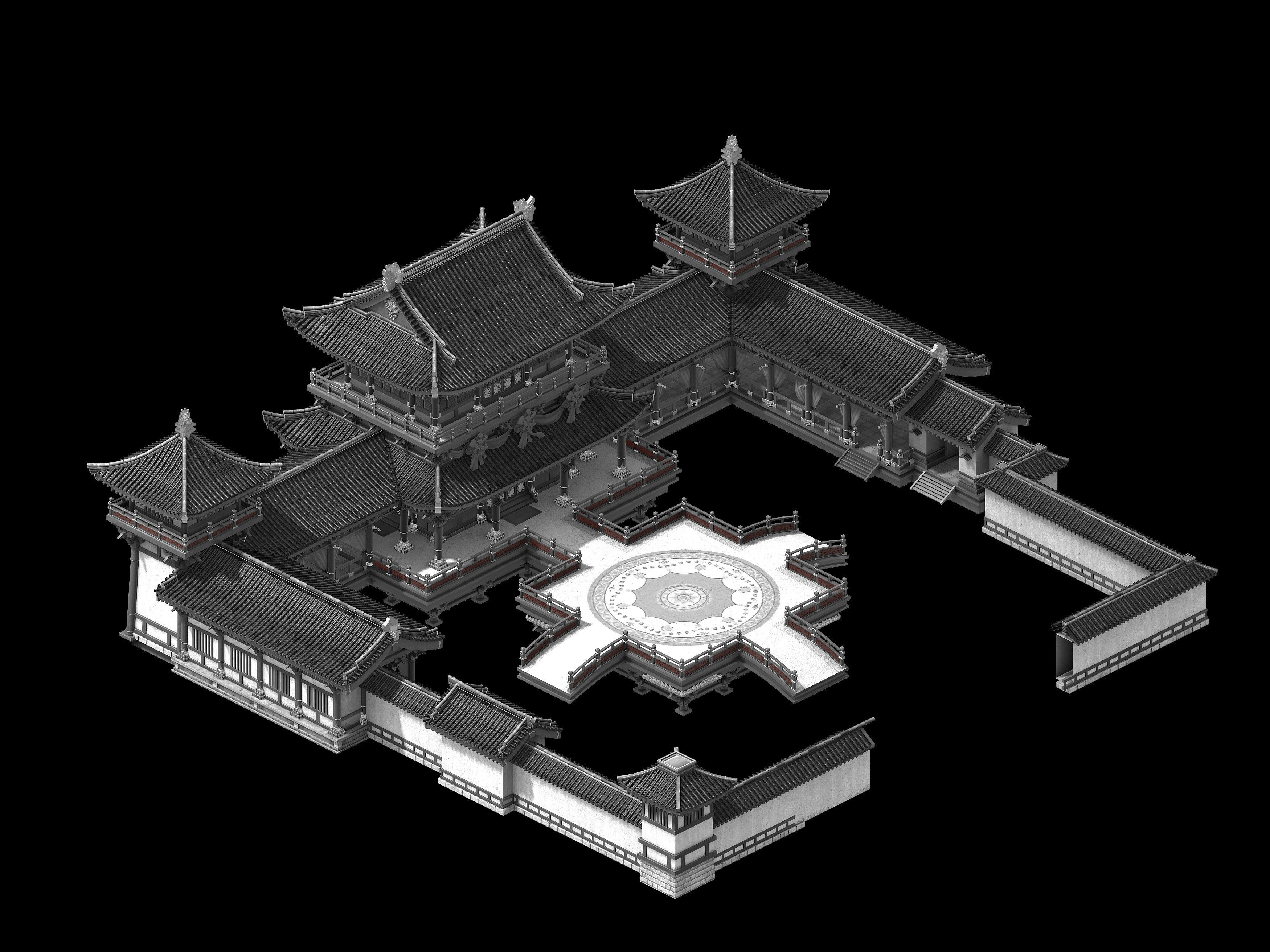 Restaurant-Yonglefang 01 3D model_2