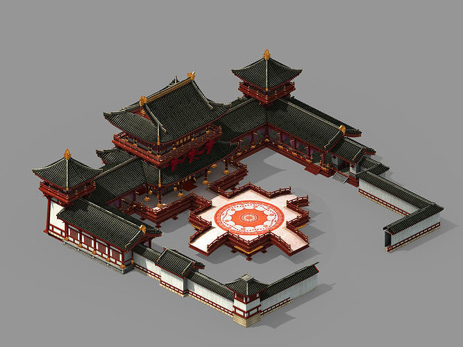 Restaurant-Yonglefang 01 3D model