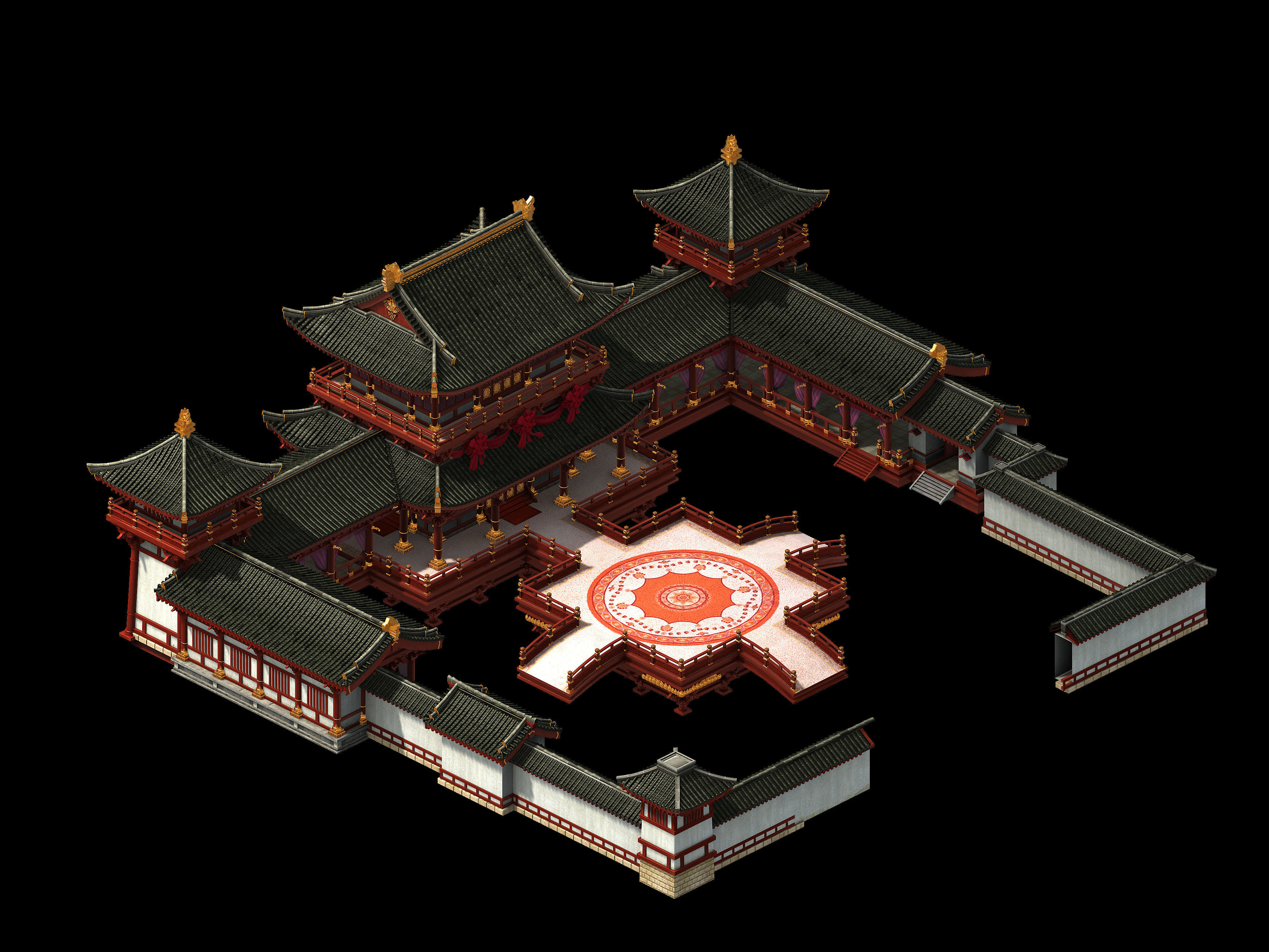 Restaurant-Yonglefang 01 3D model_1