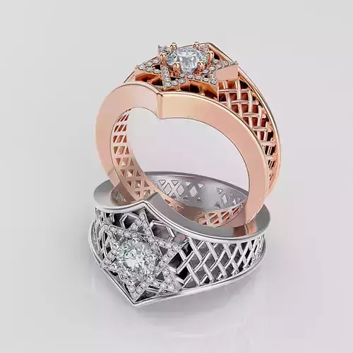 Star Of David Ring