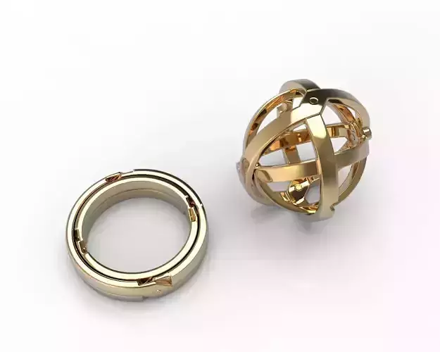 Armillary Sphere Rings Transformer Orbit Articulated Rings 3D print model