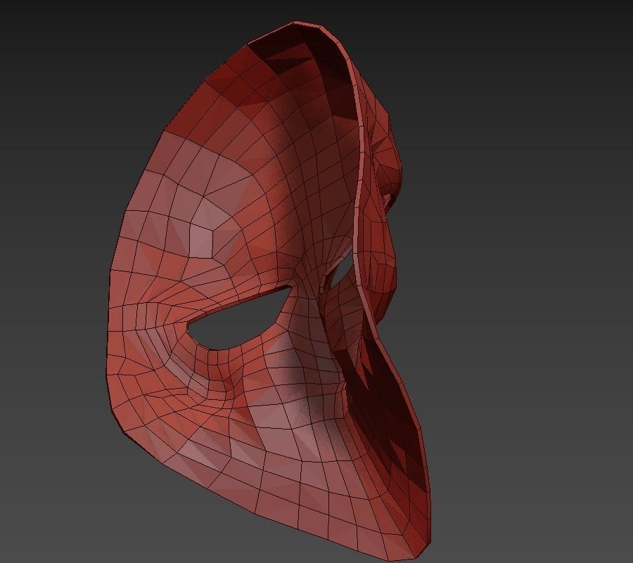 Sleep no More Mask  Low-poly 3D model_3