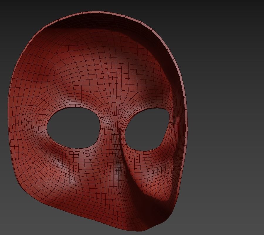Sleep no More Mask  Low-poly 3D model_1