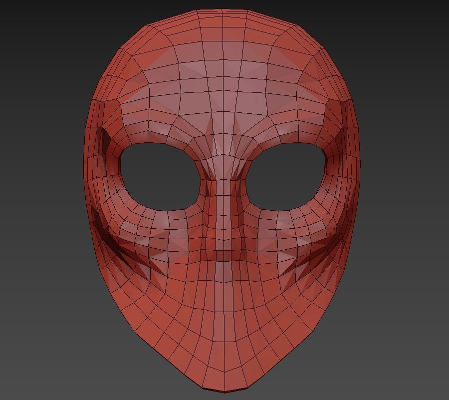 Sleep no More Mask  Low-poly 3D model_4