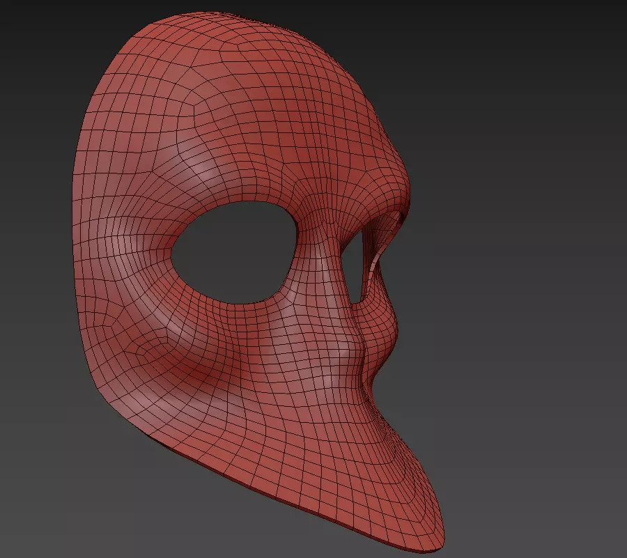 Sleep no More Mask  Low-poly 3D model_0