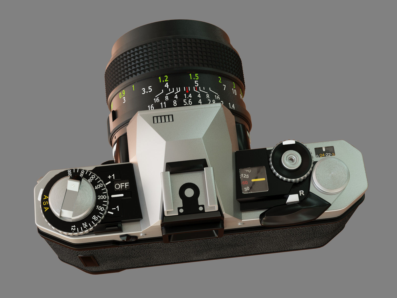 Fujica AX-5 Camera 3D model_2