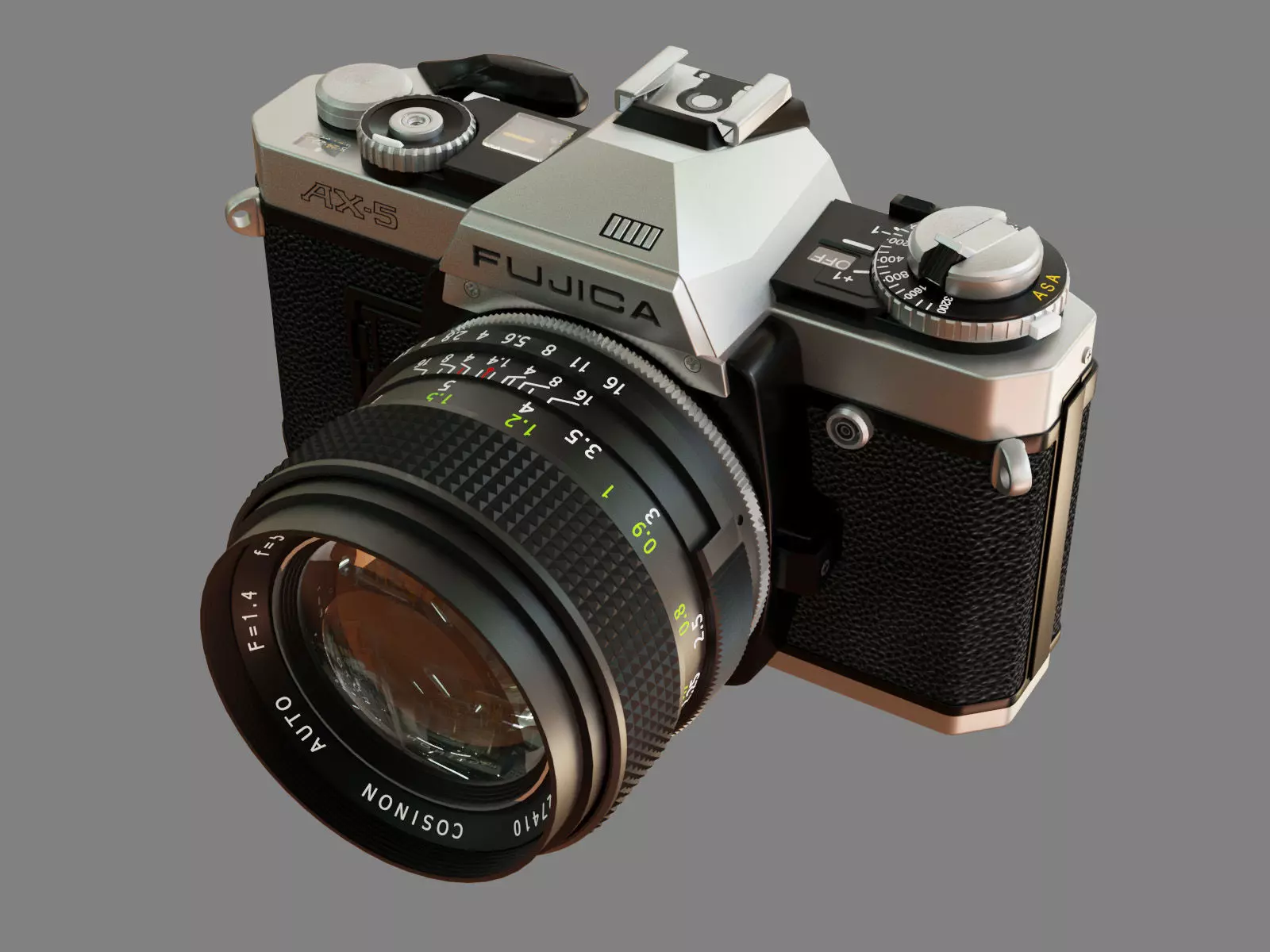 Fujica AX-5 Camera 3D model_0