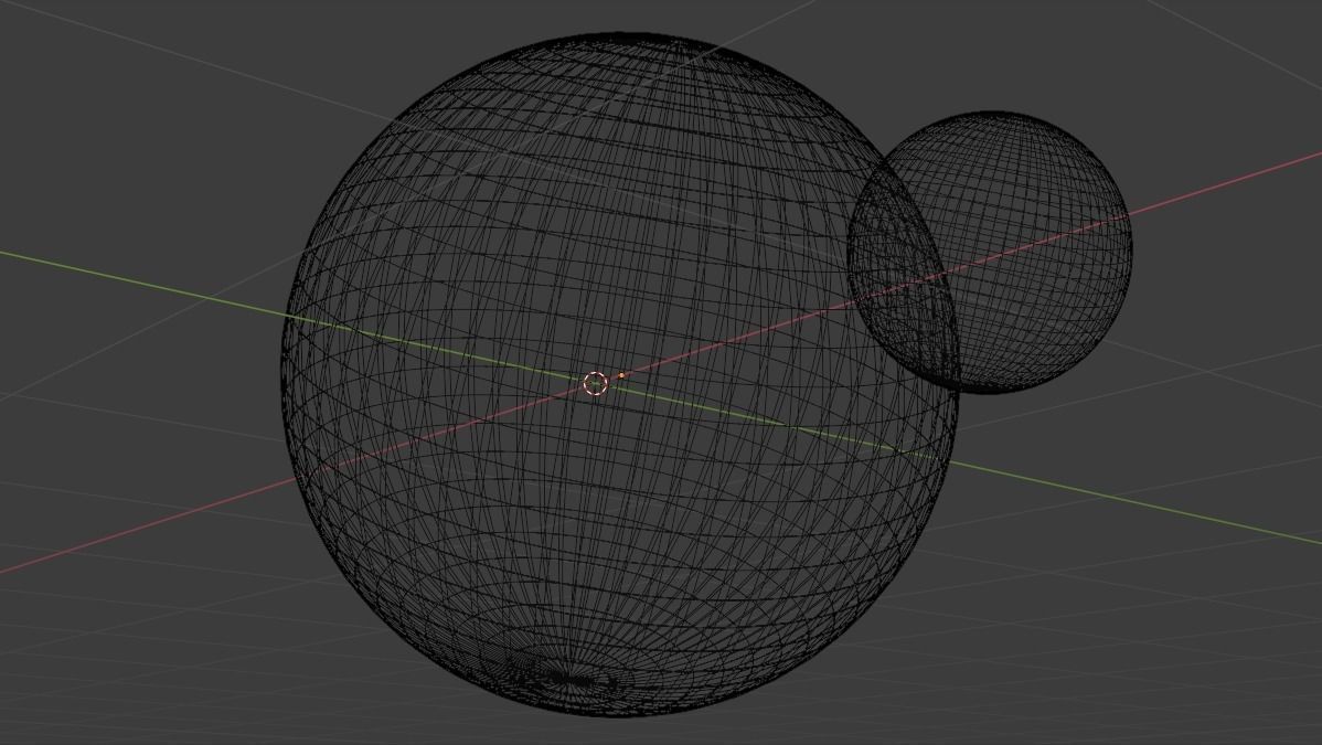 Earth and Moon Low-poly 3D model_5