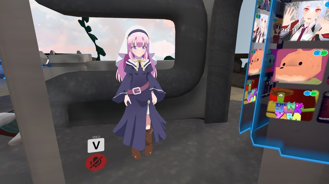 Hina kamisama ni natta hi VRChat 3D model_10