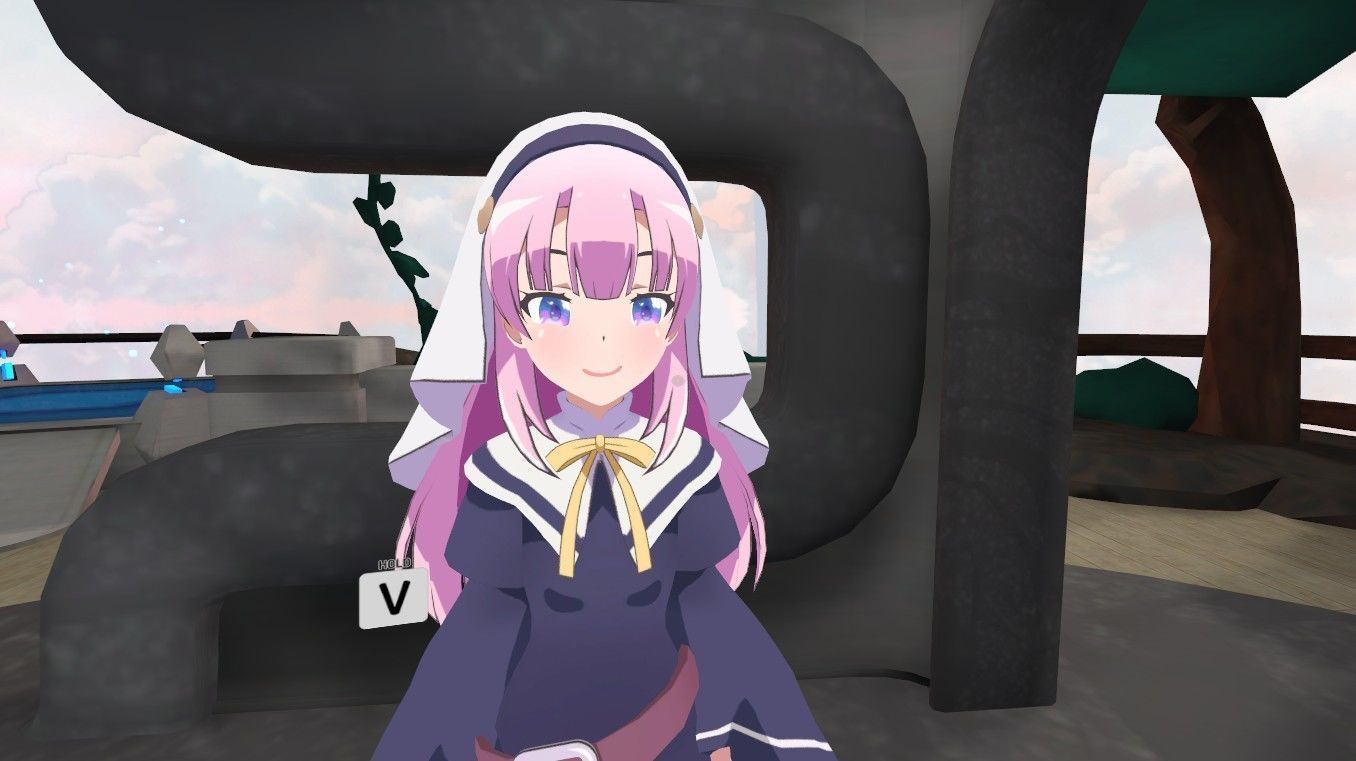 Hina kamisama ni natta hi VRChat 3D model_9
